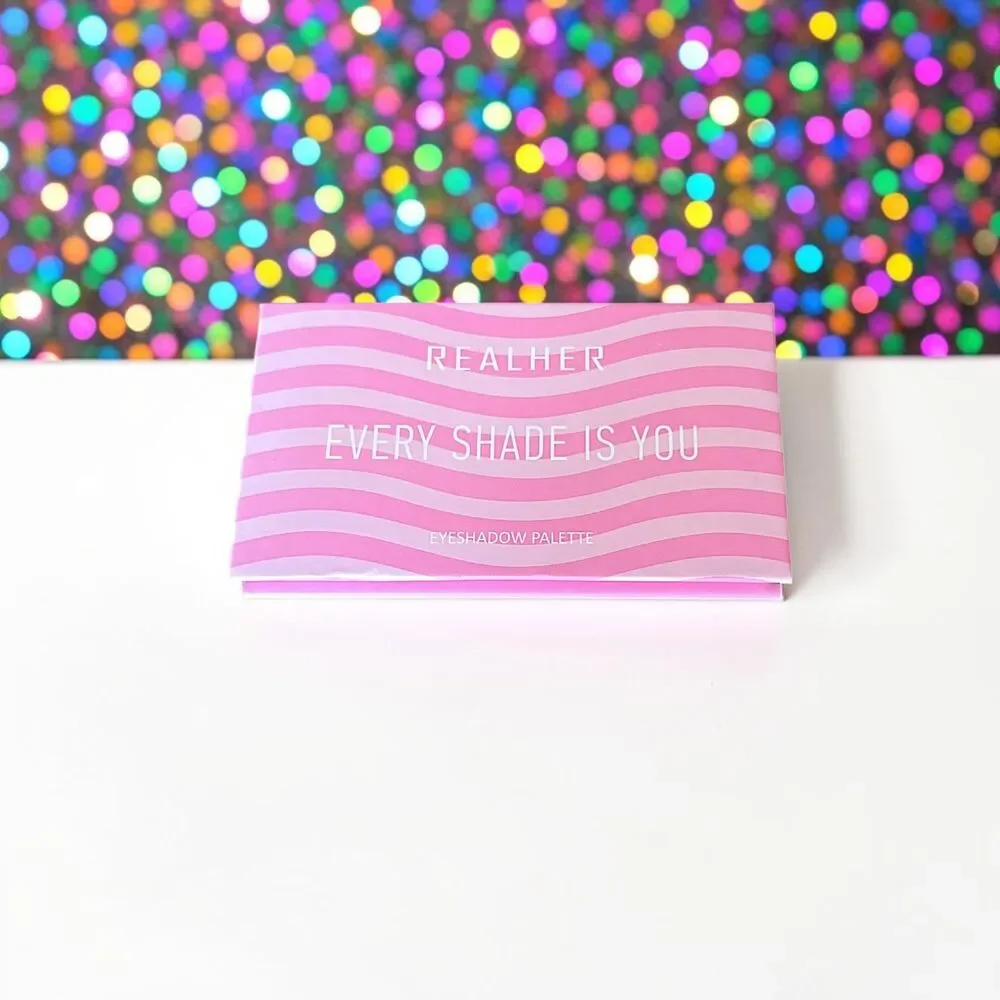 REALHER Every Shade is You Eyeshadow Palette Full Size 6.4 G 0.225 OZ NWOB